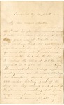 Letter from William McKinney to His Cousin Martha McKinney, September 30, 1862