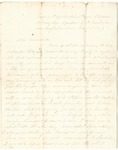 Letter from William McKinney to His Cousin Martha McKinney, March 3, 1863