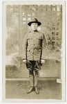Postcard of Donald M. Wallace Standing