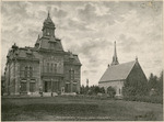 Memorial Hall and Chapel, National Military Home of Dayton by Keyes Souvenir Card Company