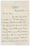 Letter, December 8, 1914, Katharine Wright to Mrs. Guthrie by Katharine Wright Haskell