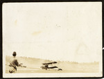 Army Soldier Observing Four Aircraft by Wilbur F.H. Bigelow Sr.