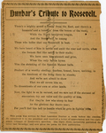 Poem "Dunbar's Tribute to Roosevelt"