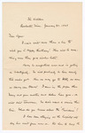 Letter, January 30, 1929, Katharine Wright Haskell to Agnes Beck