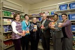 Friendship Food Pantry with President Hopkins
